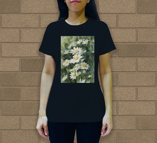 Daisies-3 Women's Crew Neck T-Shirt