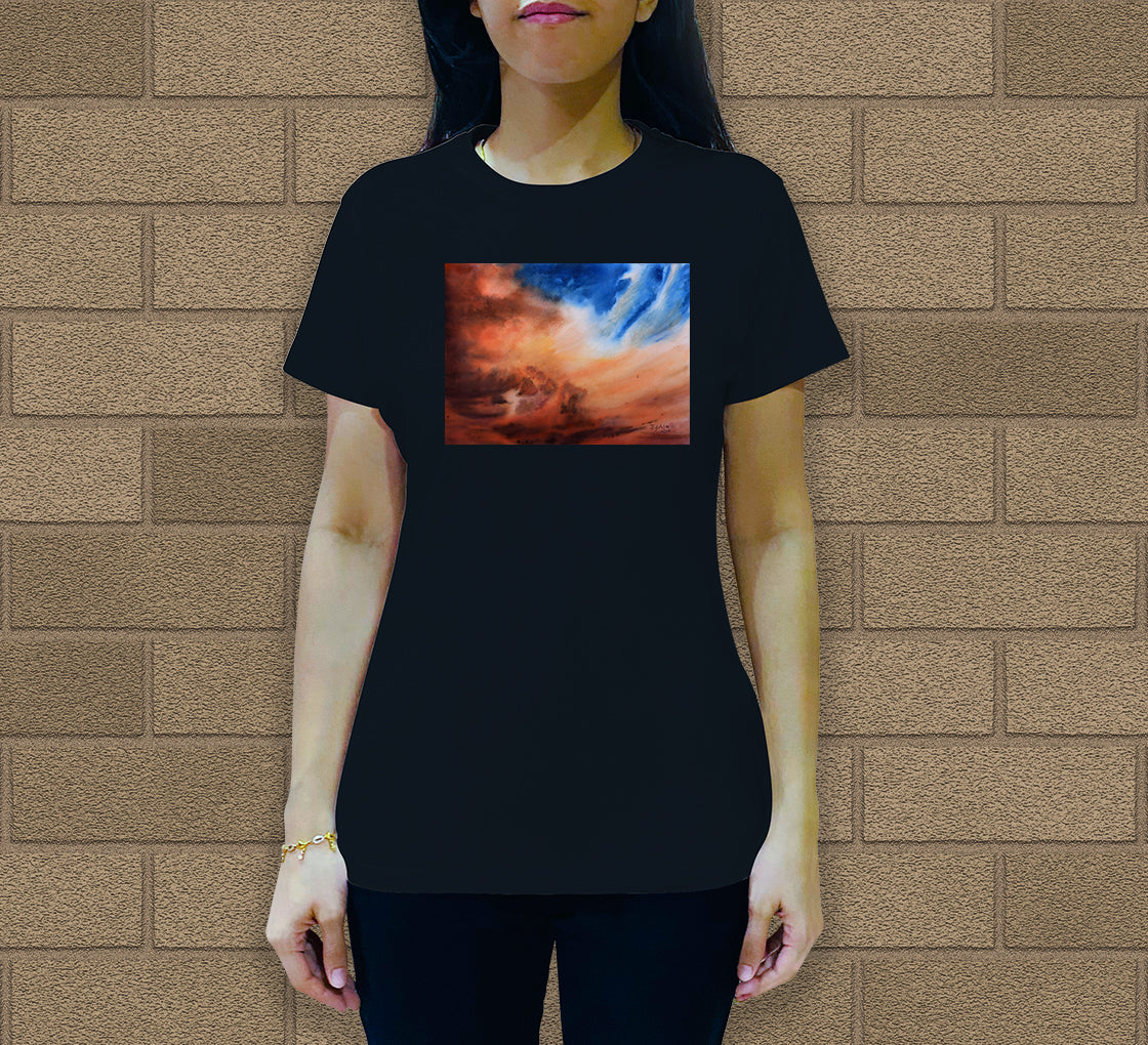 Skyscape-17 Women's Crew Neck T-Shirt