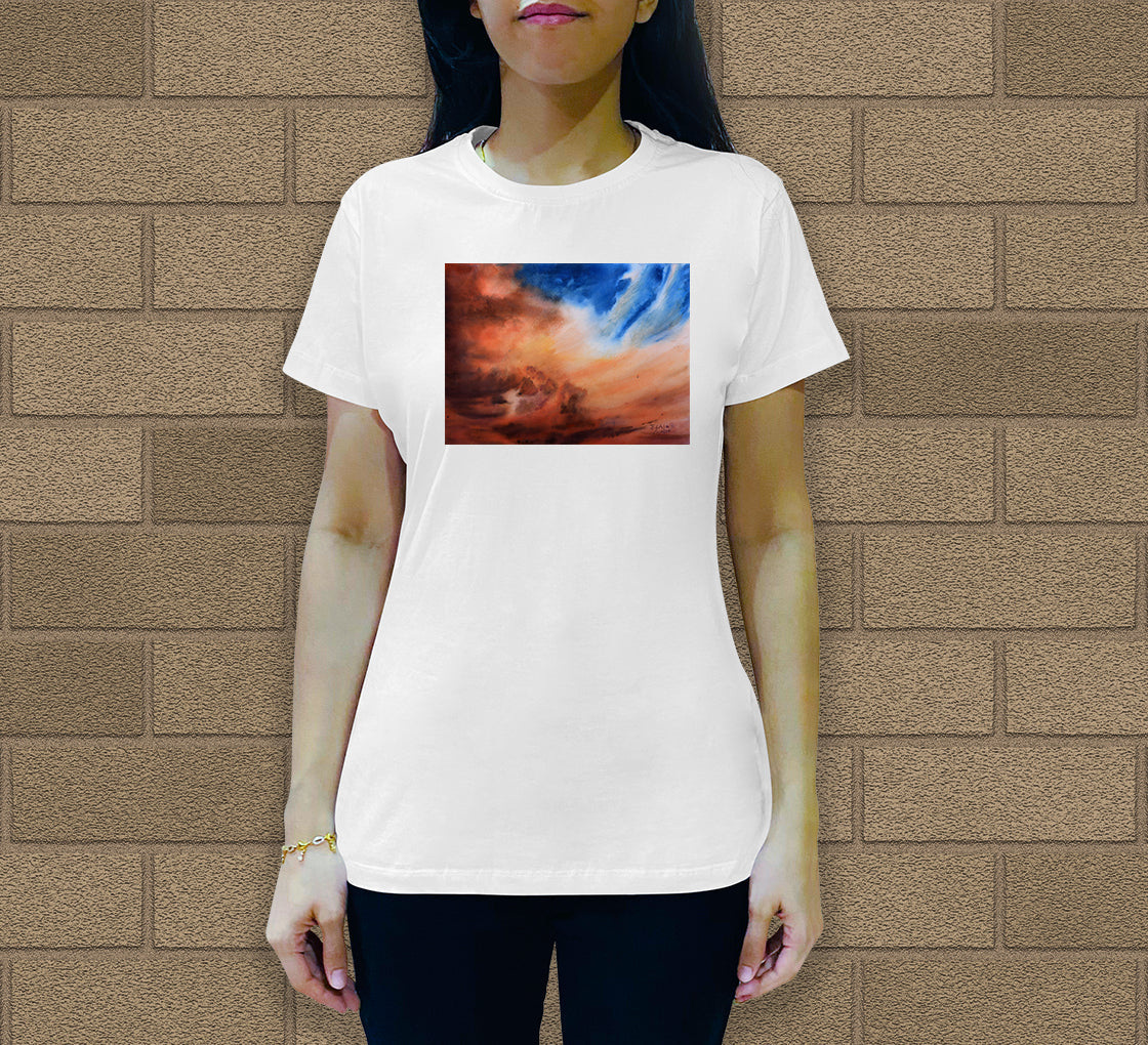 Skyscape-17 Women's Crew Neck T-Shirt