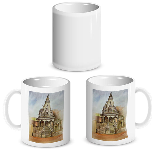 Temple in Nepal Mug